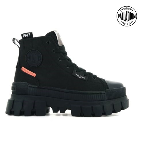 Palladium Revolt Hi TX Platform Shoes γυναικεια μαυρα | VZNM72605