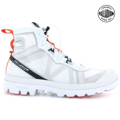 Palladium Travel Lite+ Adventure High Tops Sneakers ανδρικα ασπρα | ZXAE84931